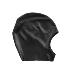 Faux Leather Head Cover Hood Face Mask Men Sexy Cap Gothic Blindfold Open Mouth Wet-look Cosplay Role Play Halloween Club Wear