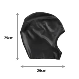 Faux Leather Head Cover Hood Face Mask Men Sexy Cap Gothic Blindfold Open Mouth Wet-look Cosplay Role Play Halloween Club Wear