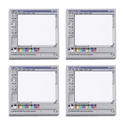 Vintage Computer Drawing Sticky Notes 50 Sheets - Ideal for Artists & Office Use,Durable Adhesive Notes, Sticky Notes for Office