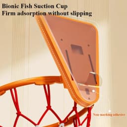 Indoor Foldable Wall Mounted Basketball Hoop Household Mute Ball Children Basketball Training Equipment