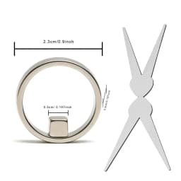 Black Hole Shape Cat Eye Nail Art Magnet Suck Hollow Cat Eye Nail Art Effect Magnet Ring DIY Manicure Magnetic Auxiliary Tool