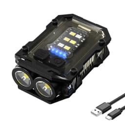 Powerfu LED Keychain Flashlight USB Rechargeable Magnetic COB Work Light Mini Pocket Torch Camping Walking Lamp Pen Clip Lantern