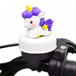 Cute Cartoon Unicorn Bicycle Bell Universal Loud Clear Horn for Kids Balance Bike Bicycle Skateboard Scooter Accessories Gift