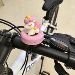 Cute Cartoon Unicorn Bicycle Bell Universal Loud Clear Horn for Kids Balance Bike Bicycle Skateboard Scooter Accessories Gift