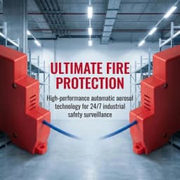 Engine Compartment Safety Device, Dual Line Retardant Design for Fire Prevention