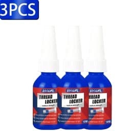 LOOLIFL 243 271 Screw Lock Threadlocker Red Screw Glue Thread Locking Agent Anaerobic Glue Anti-loose Universal Thread Sealants