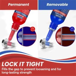 LOOLIFL 243 271 Screw Lock Threadlocker Red Screw Glue Thread Locking Agent Anaerobic Glue Anti-loose Universal Thread Sealants