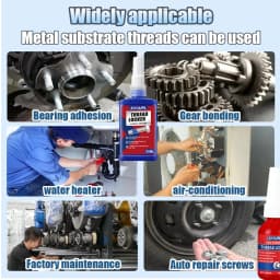 LOOLIFL 243 271 Screw Lock Threadlocker Red Screw Glue Thread Locking Agent Anaerobic Glue Anti-loose Universal Thread Sealants
