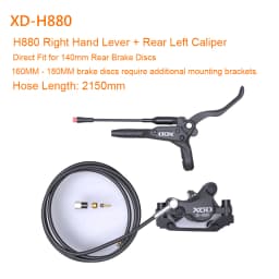 XOD H800/H880 Electric Scooter Hydraulic Disc Brake for KUKirin G4 G2 Master G2 Ultra G3PRO Electric Scooter Hydraulic Oil Brake