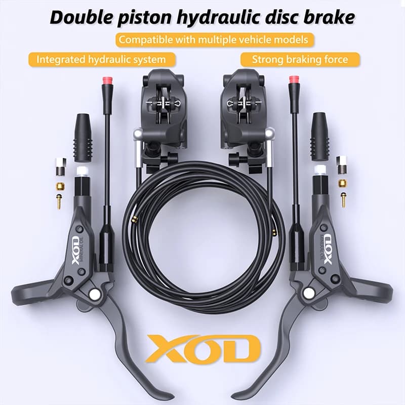 XOD H800/H880 Electric Scooter Hydraulic Disc Brake for KUKirin G4 G2 Master G2 Ultra G3PRO Electric Scooter Hydraulic Oil Brake