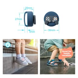 AirTag Holder Case for Kid Shoelaces & Straps Waterproof Silicone GPS Tracker Accessories for Toddler Child's Shoes Shoestring