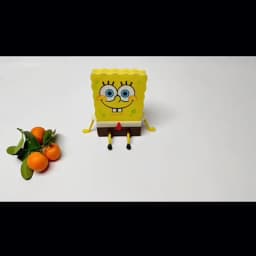 Cartoon SpongeBobs SquarePants Dish Washing Brush Cute Kitchen Home Supplies Drain Rack Wall Hooks Reusable Scrub Scouring Pad
