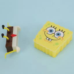 Cartoon SpongeBobs SquarePants Dish Washing Brush Cute Kitchen Home Supplies Drain Rack Wall Hooks Reusable Scrub Scouring Pad