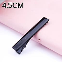 30PCS/Lot High Quality 3.2-5.5cm Silver-Color Black Hair Clips Flat Barrettes Iron Hairpins DIY Hair Accessories For Women Girls