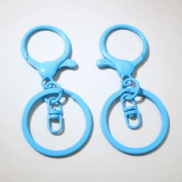 5pcs/lot 30mm Key Ring Long 70mm Popular classic 11 Colors Plated lobster clasp key hook chain jewelry making for keychain