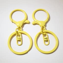 5pcs/lot 30mm Key Ring Long 70mm Popular classic 11 Colors Plated lobster clasp key hook chain jewelry making for keychain