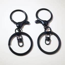 5pcs/lot 30mm Key Ring Long 70mm Popular classic 11 Colors Plated lobster clasp key hook chain jewelry making for keychain