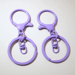5pcs/lot 30mm Key Ring Long 70mm Popular classic 11 Colors Plated lobster clasp key hook chain jewelry making for keychain