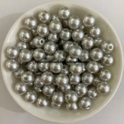 Acrylic Imitation Pearl Round Ball Spacer Beads 4 6 8 10 12MM Pick Size Color For Jewelry Making DIY Hole Size 1.5mm