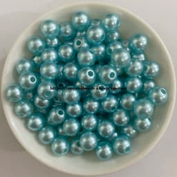 Acrylic Imitation Pearl Round Ball Spacer Beads 4 6 8 10 12MM Pick Size Color For Jewelry Making DIY Hole Size 1.5mm