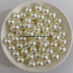 Acrylic Imitation Pearl Round Ball Spacer Beads 4 6 8 10 12MM Pick Size Color For Jewelry Making DIY Hole Size 1.5mm