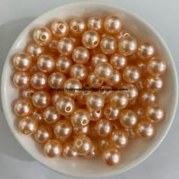 Acrylic Imitation Pearl Round Ball Spacer Beads 4 6 8 10 12MM Pick Size Color For Jewelry Making DIY Hole Size 1.5mm