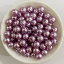 Acrylic Imitation Pearl Round Ball Spacer Beads 4 6 8 10 12MM Pick Size Color For Jewelry Making DIY Hole Size 1.5mm