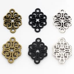 20x13mm 20pcs Antique Silver Plated/Bronze/Black Plated Flower Style Connector Handmade Charms Pendant:DIY for bracelet necklace
