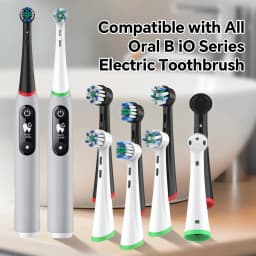 NEW 2/4/8 pcs Toothbrushes Head, Compatible with Oral B iO 2/3/4/5/6/7/8/9/10 Series Electric Toothbrush Replacement Brush Heads