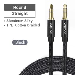 Vention Jack 3.5mm Aux Cable Male to Male 3.5mm Audio Cable Jack for JBL Xiaomi Oneplus Headphones Speaker Cable Car Aux Cord