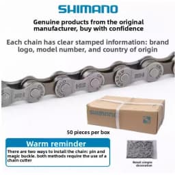 Original Shimano 8/9/10/11/12 Speed Bicycle Chain Mountain Road Bike Cycling Parts