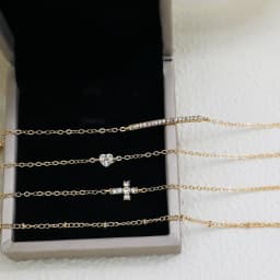 4pcs Fashionable Cubic Zirconia Cross & Heart Decor Multi-Layer Bracelet Set For Women, Birthday Party Jewelry, Best Gift
