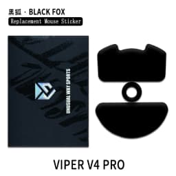 UnusualWaySports Mouse Skates Feet Viper V4 Pro Cambered Surface PTFE Anti Collapse Magic Ice Pink Black Silver Fox