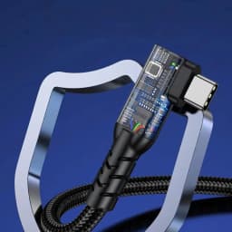 PD240W Elbow USB5 80Gbps Data Cable Thunderbolt 5 Type C Fast Charging Cable for iphone 17 16 15 MacBook Pro Air Tablet Laptop