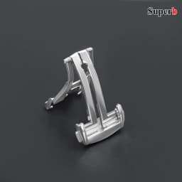 16mm 18mm 20mm Folding Watch Buckle for Omega Stainless Steel Deployment Clasps for Seamaster Polished Matte Watchband Button