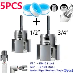 3 Pcs Internal & External Pipe Threading Tool, Function Pipe Thread Cutting Tool for 1/2" & 3/4"& 1" PVC/Plastic Pipes