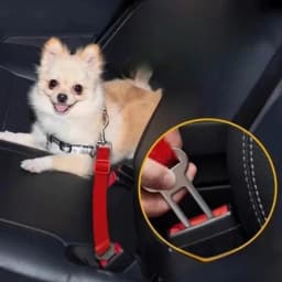 4PCS Seat Belt Adapters Car Metal Clips for Pet Leashes, Compatible with Truck & Car Seats Metal Seat Belt Clip and Buckle Lock