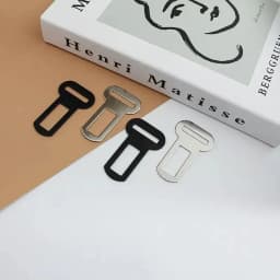 4PCS Seat Belt Adapters Car Metal Clips for Pet Leashes, Compatible with Truck & Car Seats Metal Seat Belt Clip and Buckle Lock
