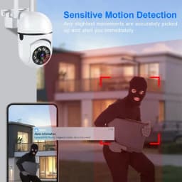 A7 IP Camera Smart Outdoor Home Security WIFI CCTV Surveillance with Color Night Vision Wireless HD 2-Way Audio Camera TF Card