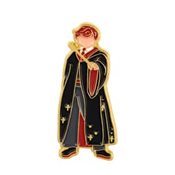 Cute Student Enamel Pins Wizard Brooch Lapel Badge for Backpacks Jackets Hats Bags Fashion Jewelry Movie Fans Gift
