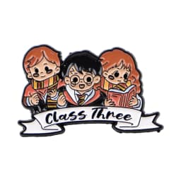 Cute Student Enamel Pins Wizard Brooch Lapel Badge for Backpacks Jackets Hats Bags Fashion Jewelry Movie Fans Gift