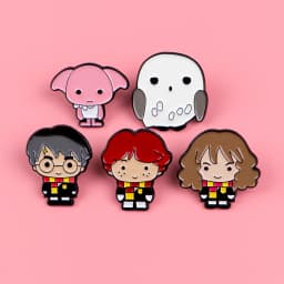 Cute Student Enamel Pins Wizard Brooch Lapel Badge for Backpacks Jackets Hats Bags Fashion Jewelry Movie Fans Gift