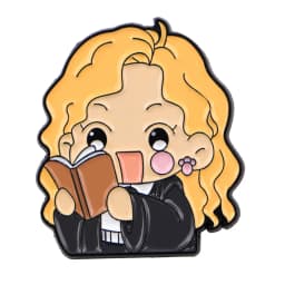 Cute Student Enamel Pins Wizard Brooch Lapel Badge for Backpacks Jackets Hats Bags Fashion Jewelry Movie Fans Gift
