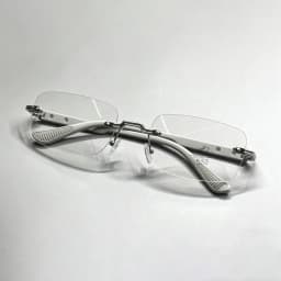 Luxury Rimless Blue Light Blocking Glasses Men Women Titanium Alloy Frame Lightweight Comfortable Anti Eye Strain Computer Eyegl