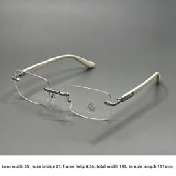Luxury Rimless Blue Light Blocking Glasses Men Women Titanium Alloy Frame Lightweight Comfortable Anti Eye Strain Computer Eyegl