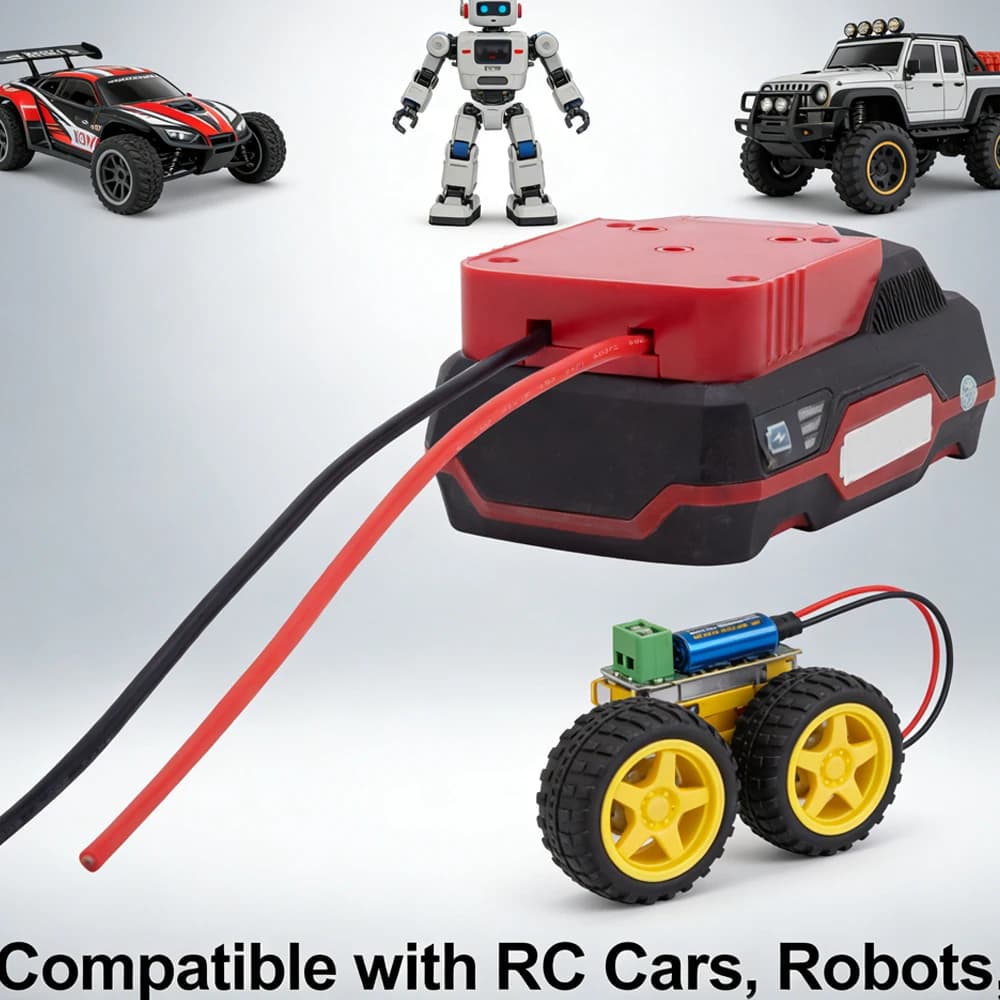 1/2/5pcs Power Wheels DIY Adapter for Lidl Parkside X20V Team Lithium Battery Connector for RC Cars Robots 14AWG(NO Battery )