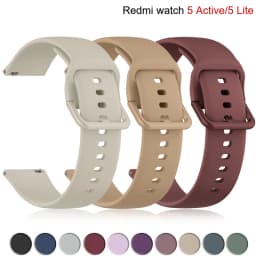Band For Redmi watch 5 Lite/5 Active smartwatch Sport Silicone belt Bracelet Correa Xiaomi Redmi watch5 active 22mm watch Strap
