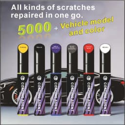 Universal 12ML Car Paint Scratch Repair Pen Universal Color Black White Pearl White Paint Scratch Repair Pen
