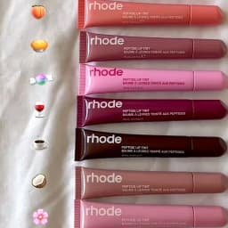 Rhode NEW Lip Balm Peptide Lip Treatment Set Long-lasting Moisturizing Liquid Gel Coffee Raspberry Lip Care Essence Girl Gift