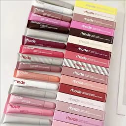 Rhode NEW Lip Balm Peptide Lip Treatment Set Long-lasting Moisturizing Liquid Gel Coffee Raspberry Lip Care Essence Girl Gift